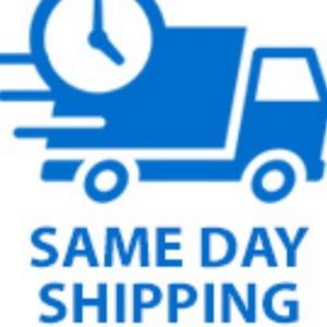Same day shipping Monday through Friday.